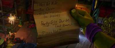 - He underlined it twice.
- All right, Donnie - Teenage Mutant Ninja Turtles: Mutant Mayhem