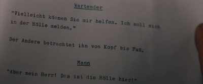 He understood the/r deeds
because he cou/d f/na//y fo//ow them - Transit