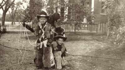 He used to buy us uniforms
when we would come to visit him. - Jews of the Wild West