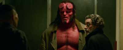 He used Excalibur
to dismember her, - Hellboy