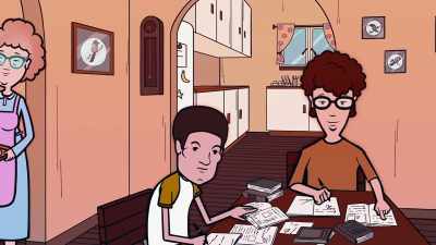 He used to help me
with my homework - My Old School