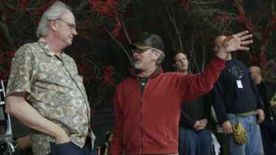 He uses his people
over and over again
on the films - Spielberg