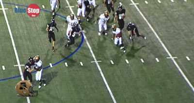 He waited for the blocking
to set up that time - Under the Stadium Lights
