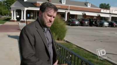 HE WALKS UP TO HER,
WHISPERS SOMETHING IN HER EAR, - The Lake Erie Murders
