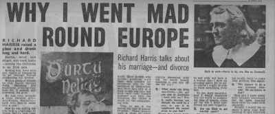 He wanted her to
see every reason - The Ghost of Richard Harris
