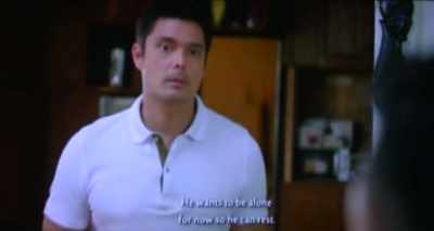 He wants to be alone for now
so he can rest. - Seven Sundays