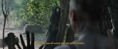 He wants you to come out. He
won't shoot... - Hell Hath No Fury