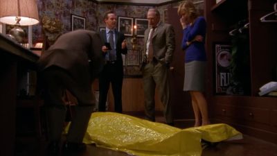 He was, asphyxiated.
Strangled. - Monk