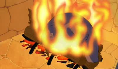 He was born in molten rock. - Atlantis: Milo's Return