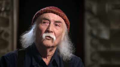 He was, on that tour,
coming on-stage - David Crosby: Remember My Name