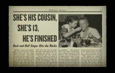 He wasn't discouraged. - Jerry Lee Lewis: Trouble in Mind