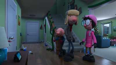 He wasn't in the
bathroom either, - Diary of a Wimpy Kid Christmas: Cabin Fever