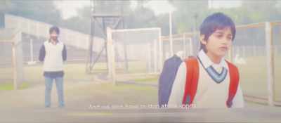 He wears the jersey
at every match, to show off. - Jersey