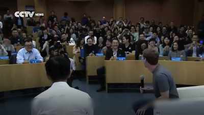 He went to a number
of conferences, - TikTok, Boom.