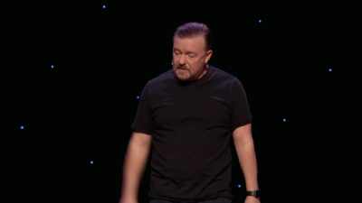 He went, "Boom, there you go." - Ricky Gervais: SuperNature