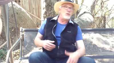 He went running in the woods,
looking for some way to put - Char Man