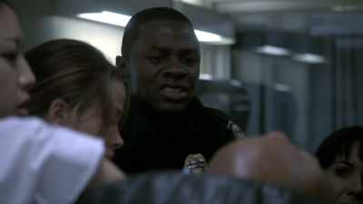 - He was what? - He found a
way in to watch at the back. - Trauma