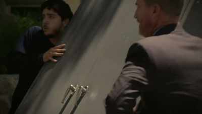 He wheels them
right through the lobby, - History's Greatest Heists with Pierce Brosnan