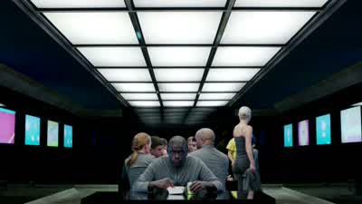 HE WHISTLES We got two minutes. - Black Mirror