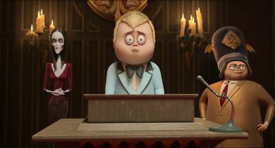 He will begin with a reading
from the Terror, - The Addams Family