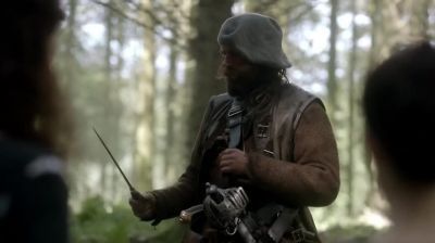 He won't be telling his tale to anyone. - Outlander