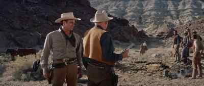 He won't get in there far enough to open his mouth. - The Big Country