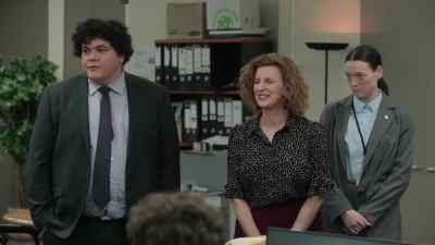 -He worked from home mostly.
-[Hannah mutters in agreement] - The Office