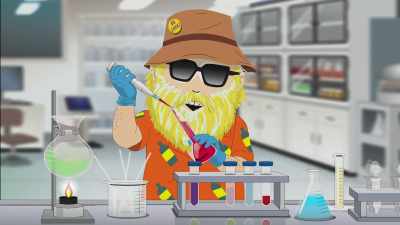 He worked tirelessly...
some say balls-out crazily... - South Park: Post COVID