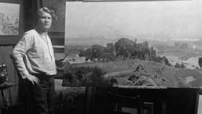 He was world famous for
creating works that portrayed - The American Buffalo