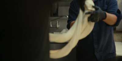 He would cut mozzarella
in animal shapes, - Chef's Table: Pizza