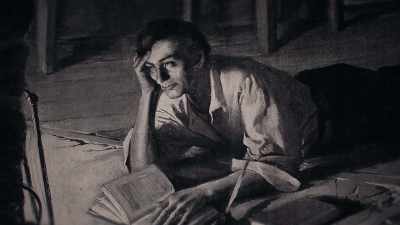 He would have to borrow
books from John Stewart, - Abraham Lincoln