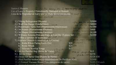 He would make them write
confessions and lists like this, - Impact x Nightline