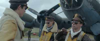 - He wouldn't stop howling.
- That's because he's part wolf. - Masters of the Air