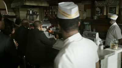 He was wounded in an automobile - Godfather of Harlem