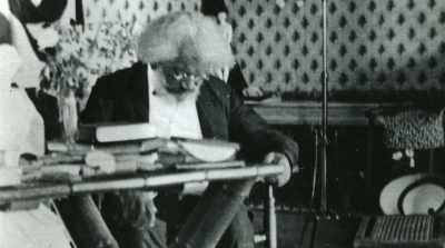 He writes his final speech
in 1893, - Frederick Douglass: In Five Speeches