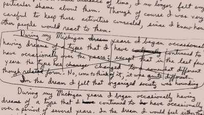 He wrote, hand-wrote,
a very voluminous journal. - Unabomber: In His Own Words