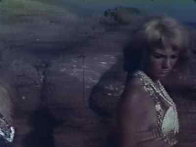 Hear us, oh god of the fire mountain. - Voyage to the Planet of Prehistoric Women
