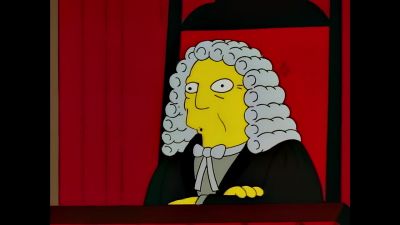 Hear ye, hear ye. - The Simpsons