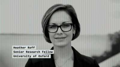 Heather Roff has testified
before the UN as an expert - Cyberwar