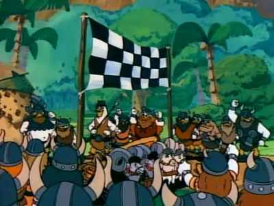 ♪ Heave ho below
it's time to go ♪ - DuckTales