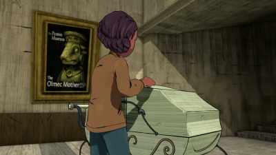 Heavens! A lizard! - Curses!
