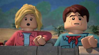 [heavy footsteps] - LEGO Jurassic Park: The Unofficial Retelling