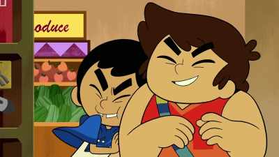 [ Heavy metal music plays ] - Victor and Valentino