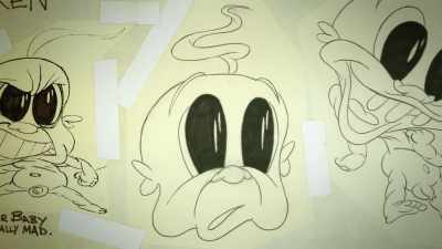 He'd sit down and do these
incredible drawings - Happy Happy Joy Joy: The Ren & Stimpy Story
