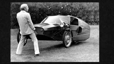 He'd take the front wheel
off his motorcycle - The Lady and the Dale