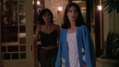 Heh, heh,
I like your... your top. - Charmed