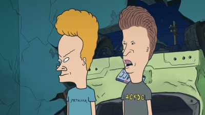Heh-heh.
- So, um, should we do it here - Beavis and Butt Head Do the Universe