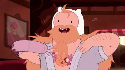 Heh, sure. Cool,
funky future humans. - Adventure Time: Fionna & Cake