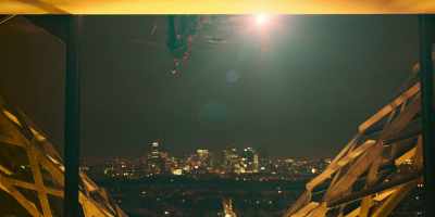 [helicopter blades whirring] - Murder Mystery 2