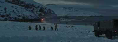 [Helicopter blades whirring] - The Superdeep